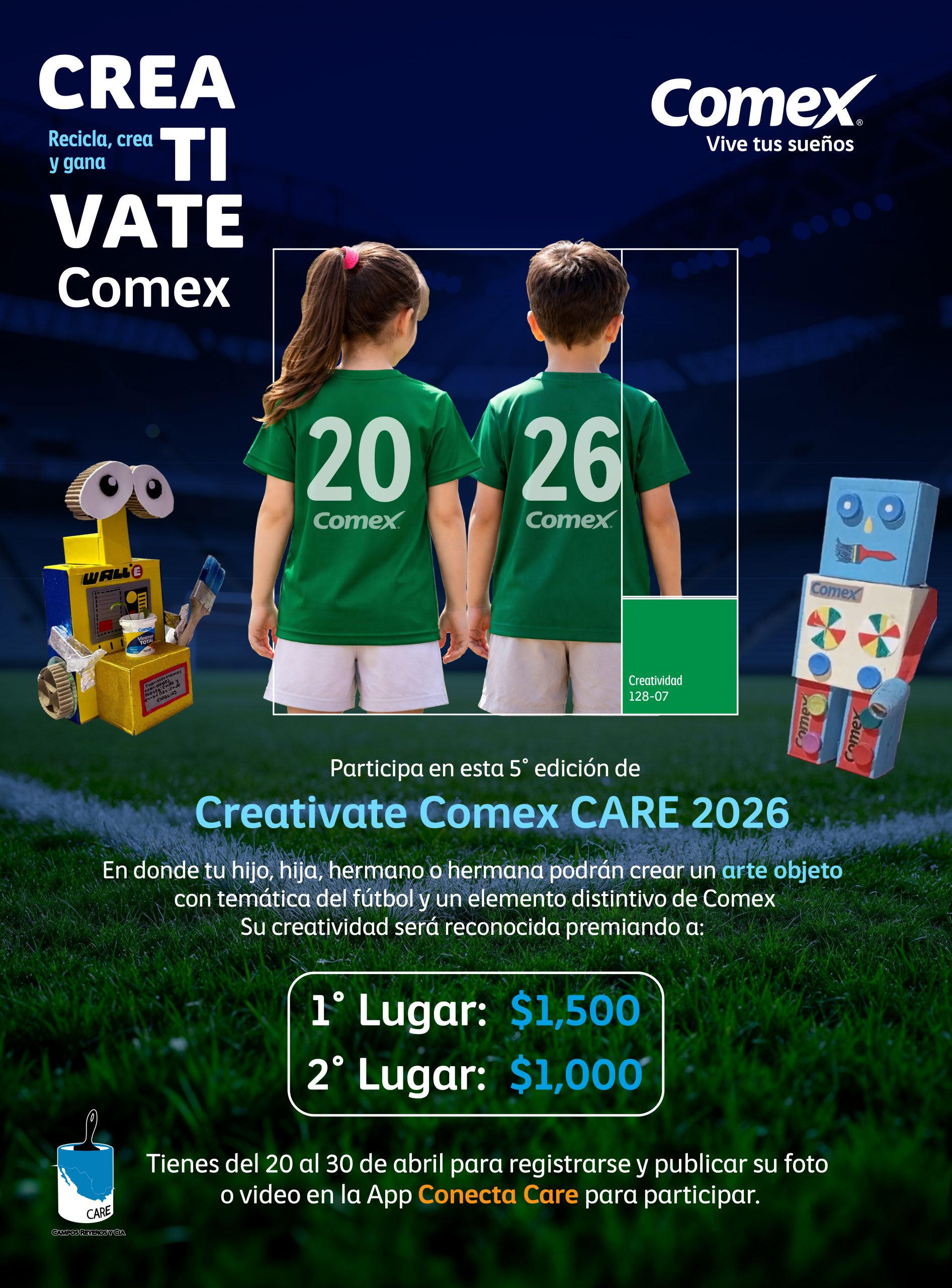 ¡No lo olvides! Creativate ComexCARE 2026. 3era. Edición del concurso del día del niño